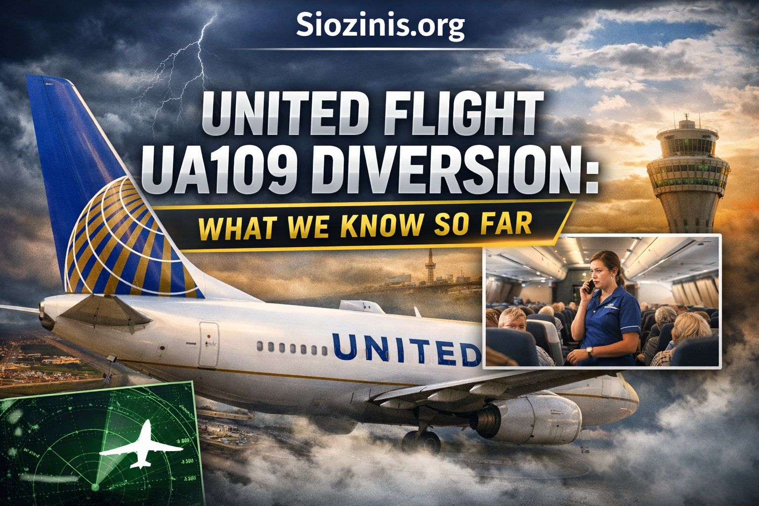 united flight ua109 diversion
