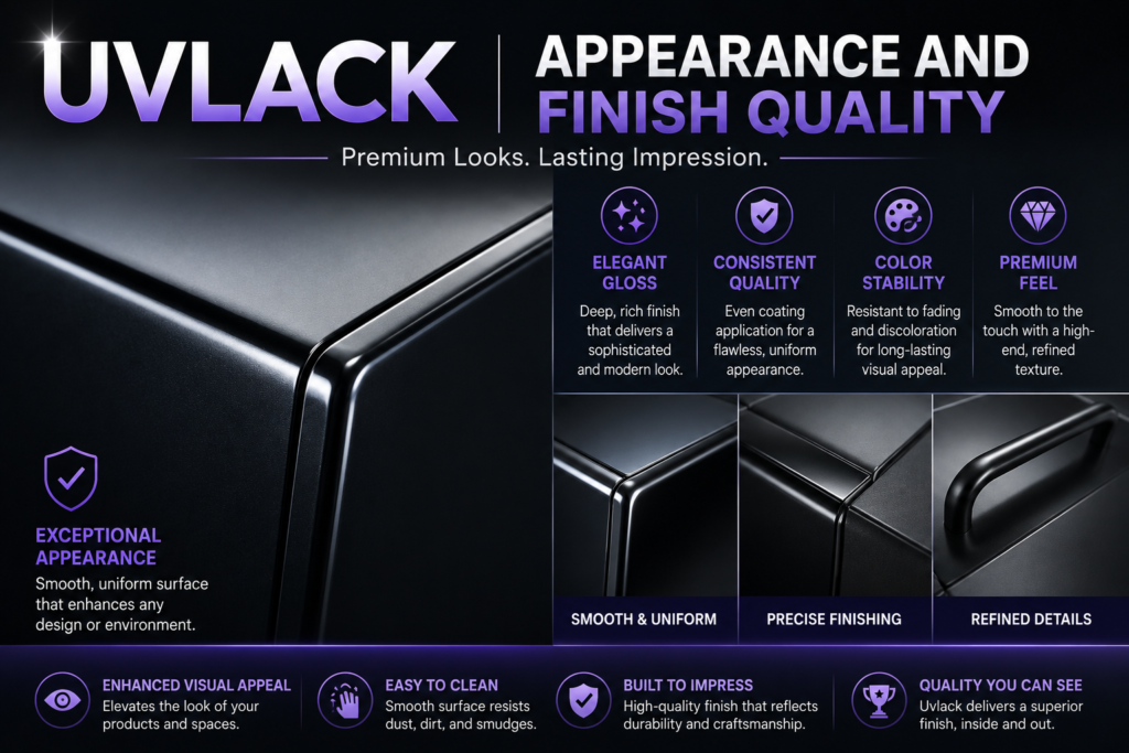 Uvlack Appearance and Finish Quality