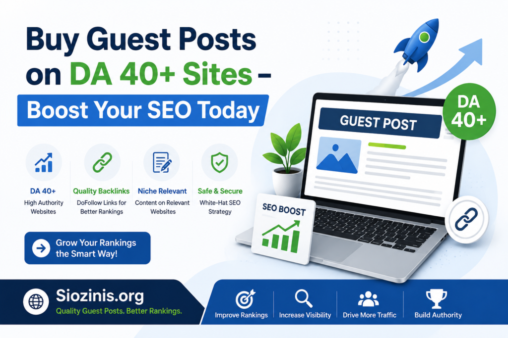 Buy Guest Posts on DA 40